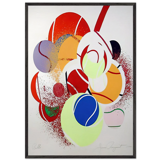 Balls - James Rosenquist Framed Art Print – Black Wooden Frame - Default Title - -Framed Art Print