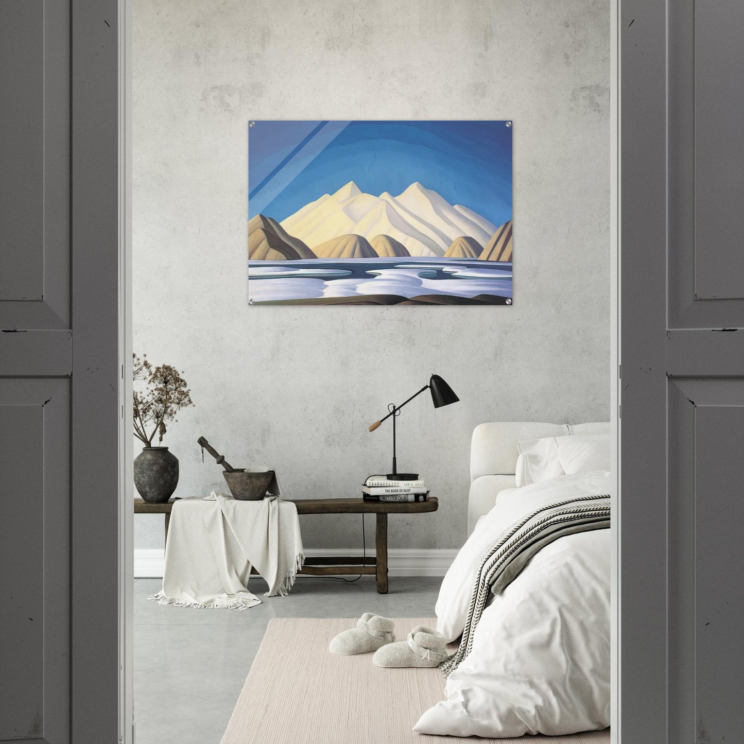 Baffin Island - 1931 - Lawren Harris Acrylic Print - 70x100 cm / 28x40″ inches | Lawren Harris Wall Art | Lawren Harris Prints