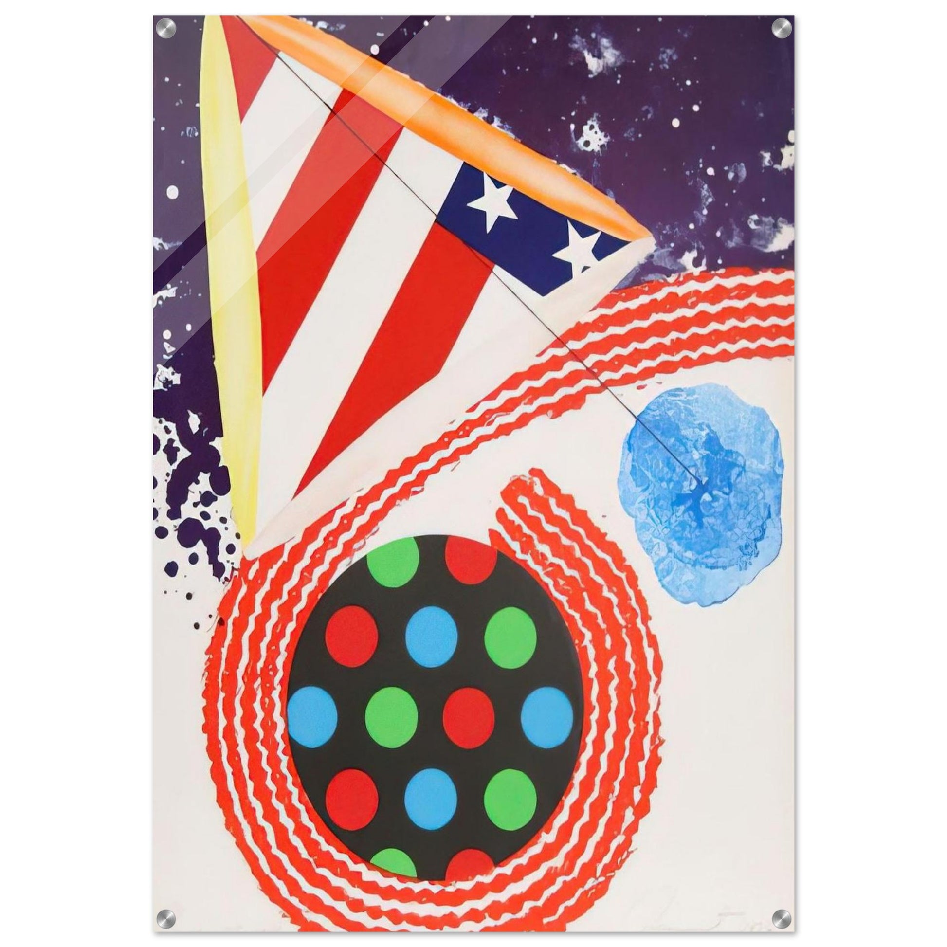 A Free for All - James Rosenquist Acrylic Print - 70x100 cm / 28x40″ inches | James Rosenquist Wall Art | James Rosenquist Prints