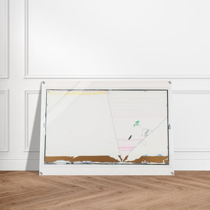 Sea Behind Battle of Iceland Glass - 1970 - Dieter Roth Acrylic Print - 70x100 cm / 28x40″ inches | Dieter Roth Wall Art | Dieter Roth Prints