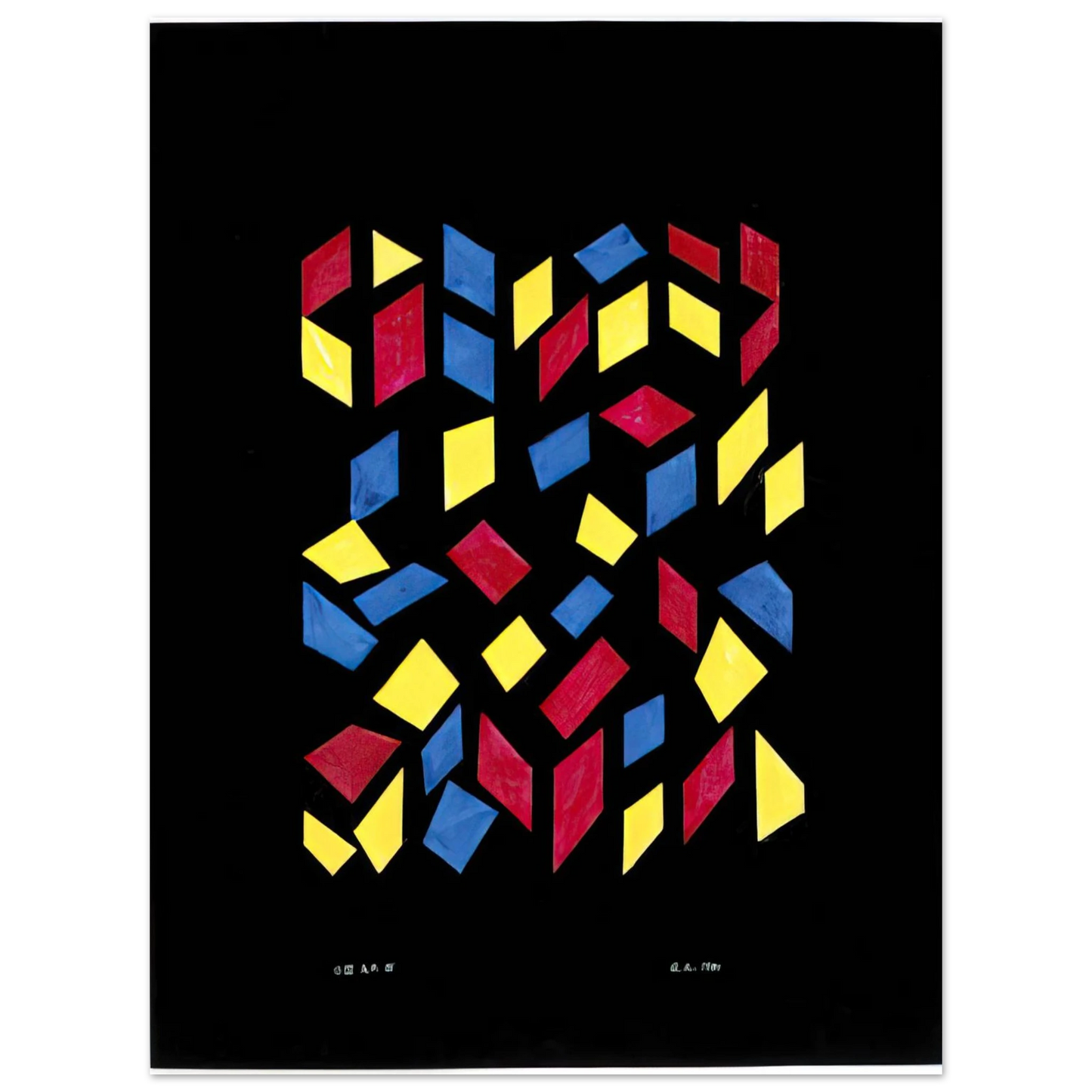 Anni Albers - ORCHESTRA III 1980 Fine Art Poster - Default Title