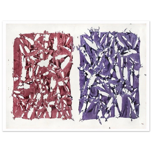 Simon Hantai - Tabula - 1981 Fine Art Poster - Default Title