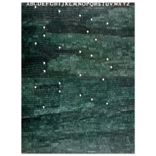 Alighiero Boetti - CINQUE PER CINQUE VENTICINQUE 1983 Fine Art Poster - Default Title