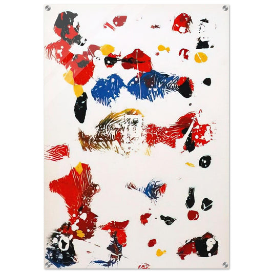 Untitled  SF27S  - Sam Francis Acrylic Print - 70x100 cm / 28x40″ inches | Sam Francis Wall Art | Sam Francis Prints