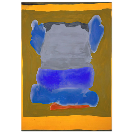 Helen Frankenthaler - Buddha s Court - 1964 Wall art - 13x18 cm / 5x7 inches - Fine Art Poster - -