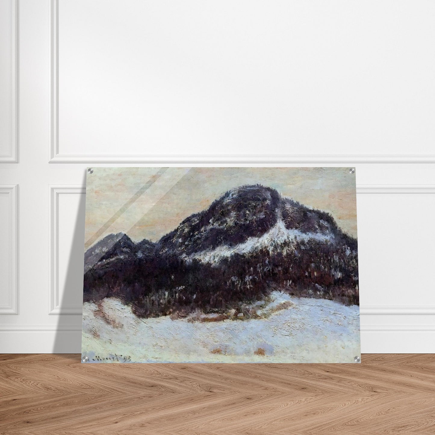 Mount Kolsaas 2 - claude monet Acrylic Print - 70x100 cm / 28x40″ inches