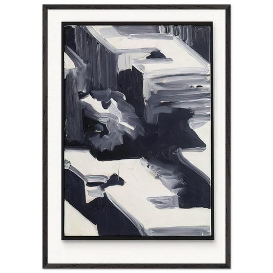 TOWNSCAPE 1968 1 - Gerhard Richter 70x100 cm / 28x40 inches Framed Art Print – Black Wooden Frame