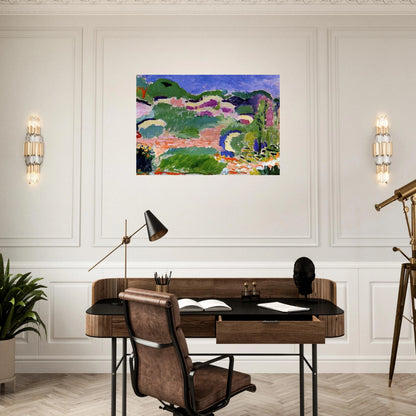 LES GENETS 1905 - Henri Matisse Brushed Aluminum Print - 70x100 cm / 28x40 inches | Henri Matisse Aluminum Print | Henri Matisse Prints