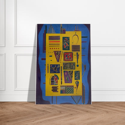 CONGLOMERAT 1943 - Wassily Kandinsky Brushed Aluminum Print - 70x100 cm / 28x40 inches | Wassily Kandinsky Aluminum Print | Wassily Kandinsky Prints