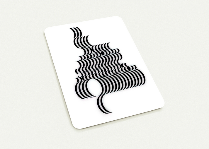FRAGMENT 2 1965 By Bridget Riley Pack of 10 Post Cards | Bridget Riley Post Cards | A6 (10.5 x 14.8 cm) - 4.1 x 5.8 inches