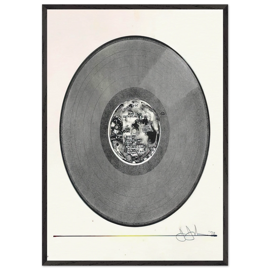 SCOTT FAGAN RECORD 1970 - Jasper Johns Framed Art Print – Black Wooden Frame - Default Title - -Framed Art Print