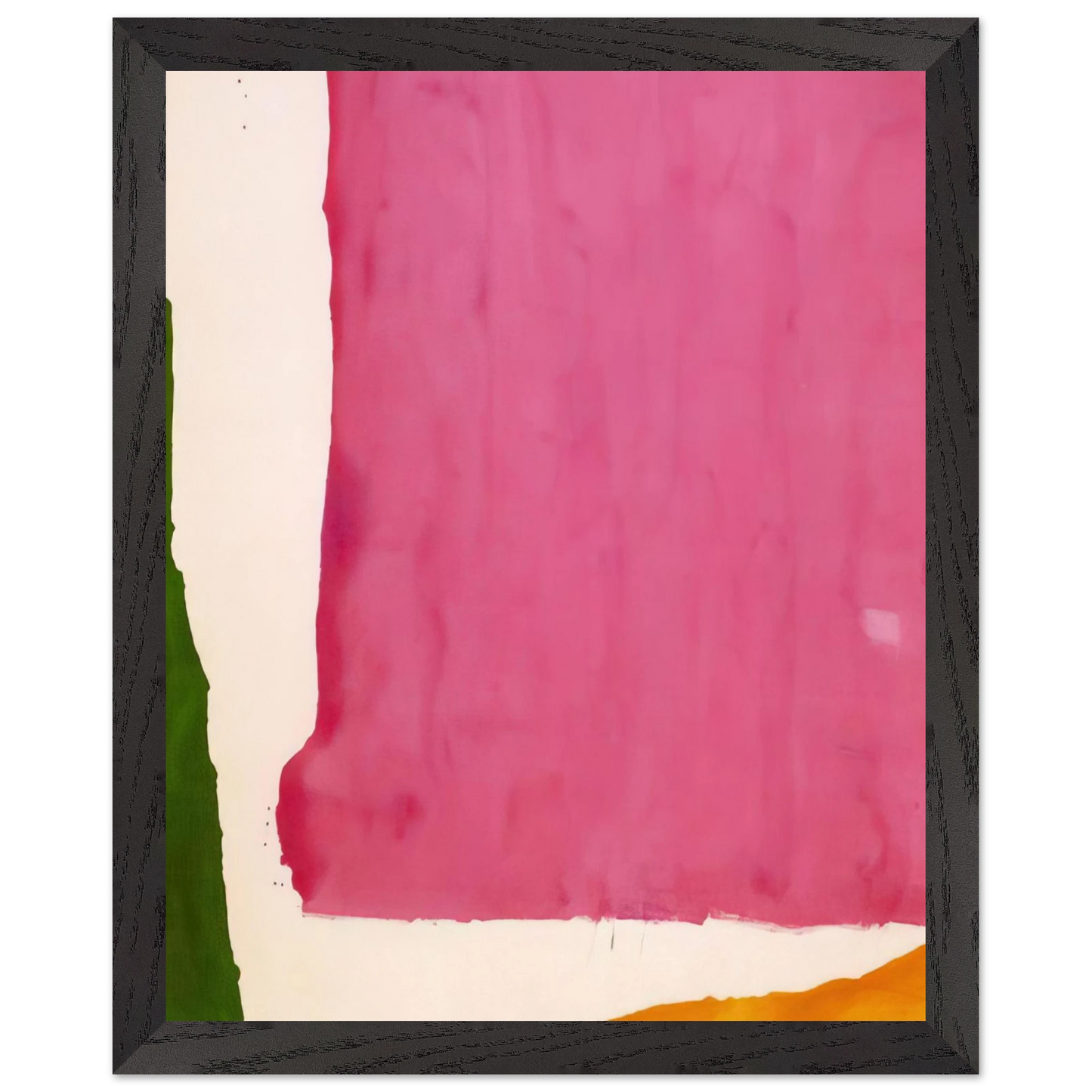 Helen Frankenthaler - Mauve District - 1966 Wall art - 13x18 cm / 5x7 inches - Premium Wooden Framed Poster With Fine Art Paper - Wood frame