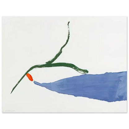 Helen Frankenthaler - A Little Zen - 1970 Wall art - A2 (42 x 59.4  cm) - Premium Wooden Framed Poster With Fine Art Paper - Wood frame