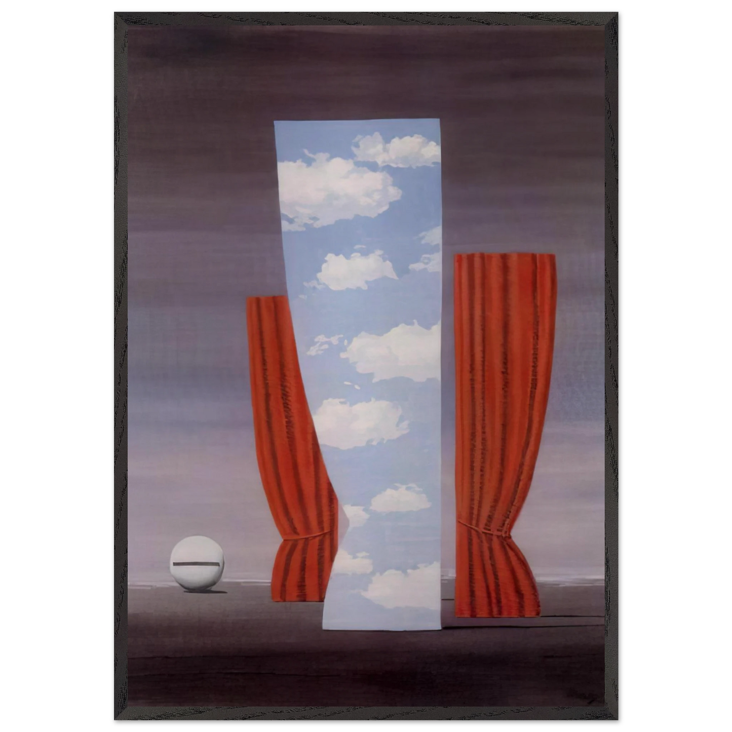 GIOCONDA 1964 - Rene Magritte Framed Art Print – Black Wooden Frame - Default Title - -Framed Art Print