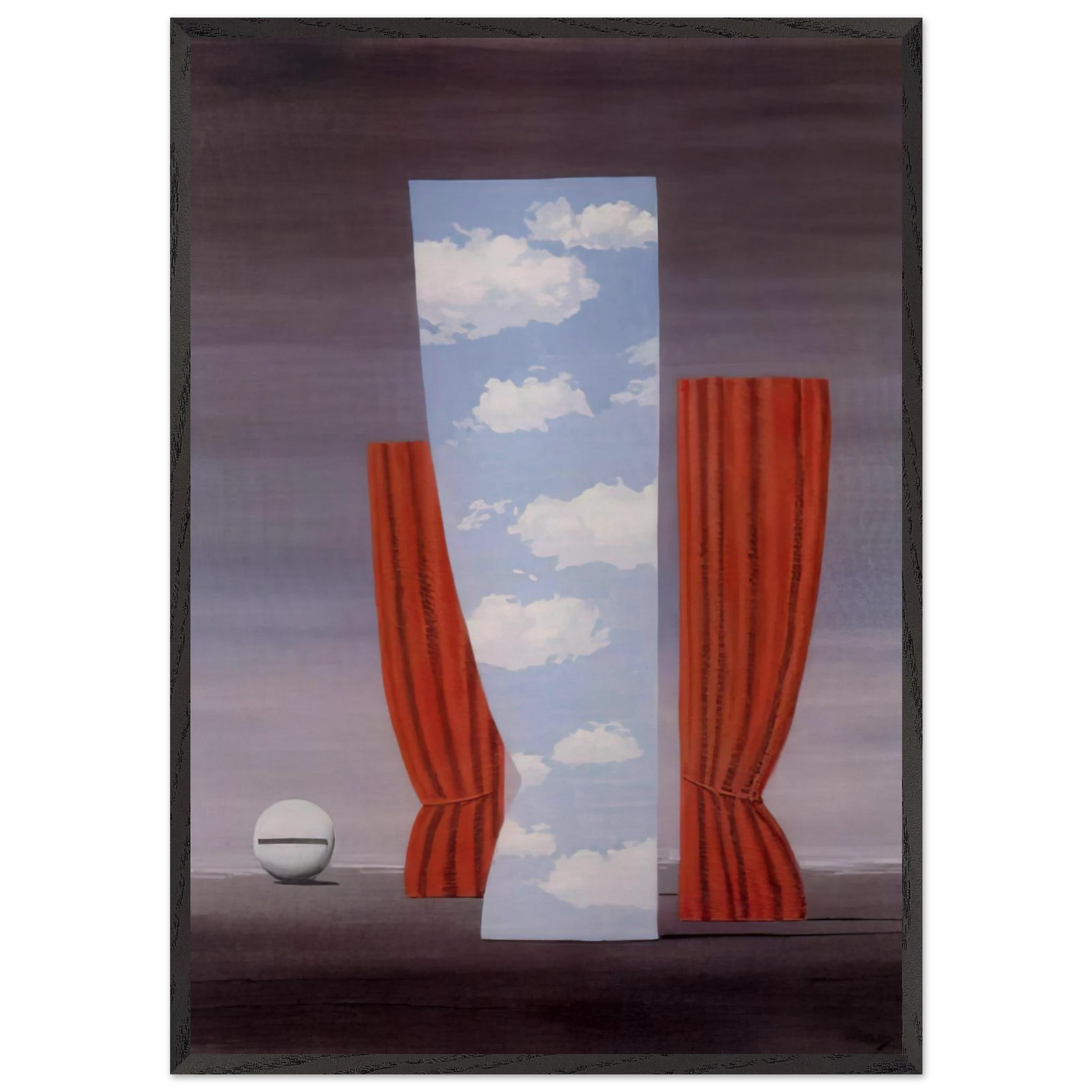 GIOCONDA 1964 - Rene Magritte Framed Art Print – Black Wooden Frame - Default Title - -Framed Art Print