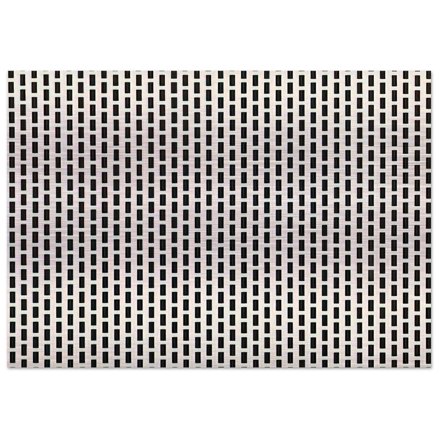 2 trames de carrés1 trame de tirets - 1975 - Francois Morellet Brushed Aluminum Print - 70x100 cm / 28x40 inches | Francois Morellet Aluminum Print | Francois Morellet Prints