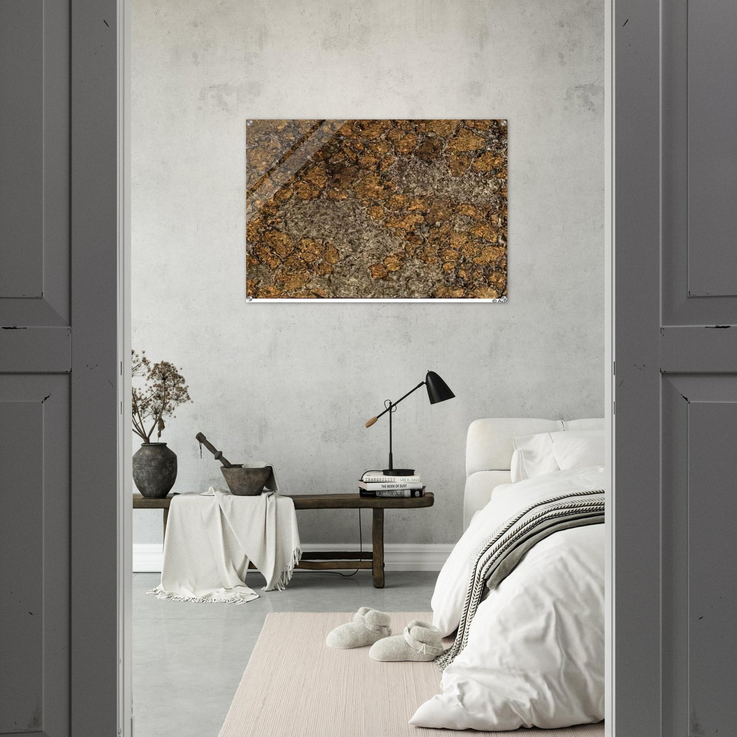 LIFE WITHOUT THE MAN III - Jean Dubuffet Acrylic Print - 70x100 cm / 28x40″ inches | Jean Dubuffet Wall Art | Jean Dubuffet Prints