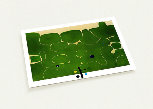 Il Labirinto della Psiche - 1986 By Victor Pasmore Pack of 10 Post Cards | Victor Pasmore Post Cards | A6 (10.5 x 14.8 cm) - 4.1 x 5.8 inches