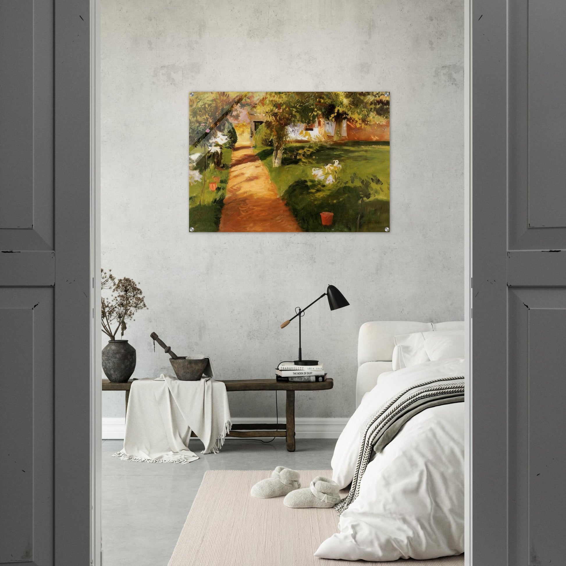 Millet's Garden - John Singer Sargent Acrylic Print - 70x100 cm / 28x40″ inches