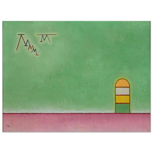 Wassily Kandinsky - GREEN EMPTYNESS 1930 Fine Art Poster - Default Title