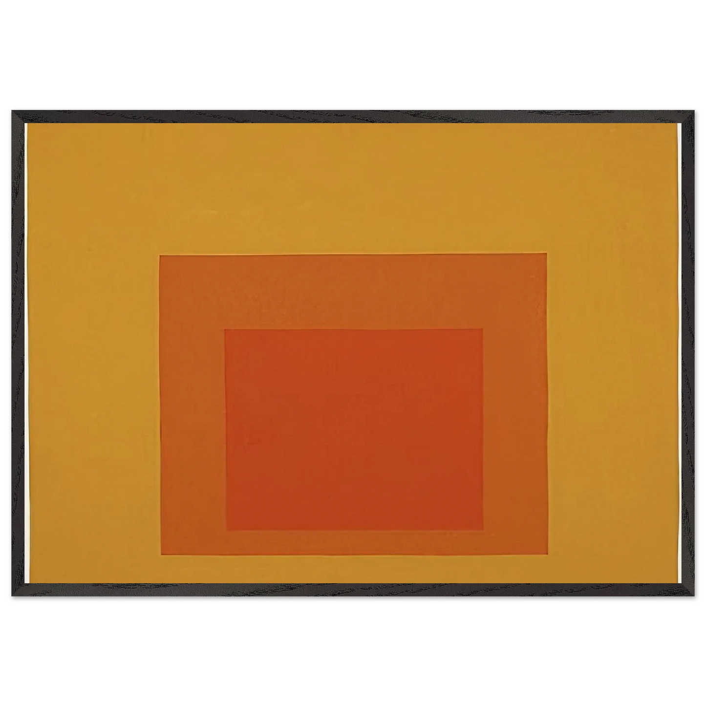 HOMAGE TO THE SQUARE 1967 - Josef Albers Framed Art Print – Black Wooden Frame - Default Title - -Framed Art Print