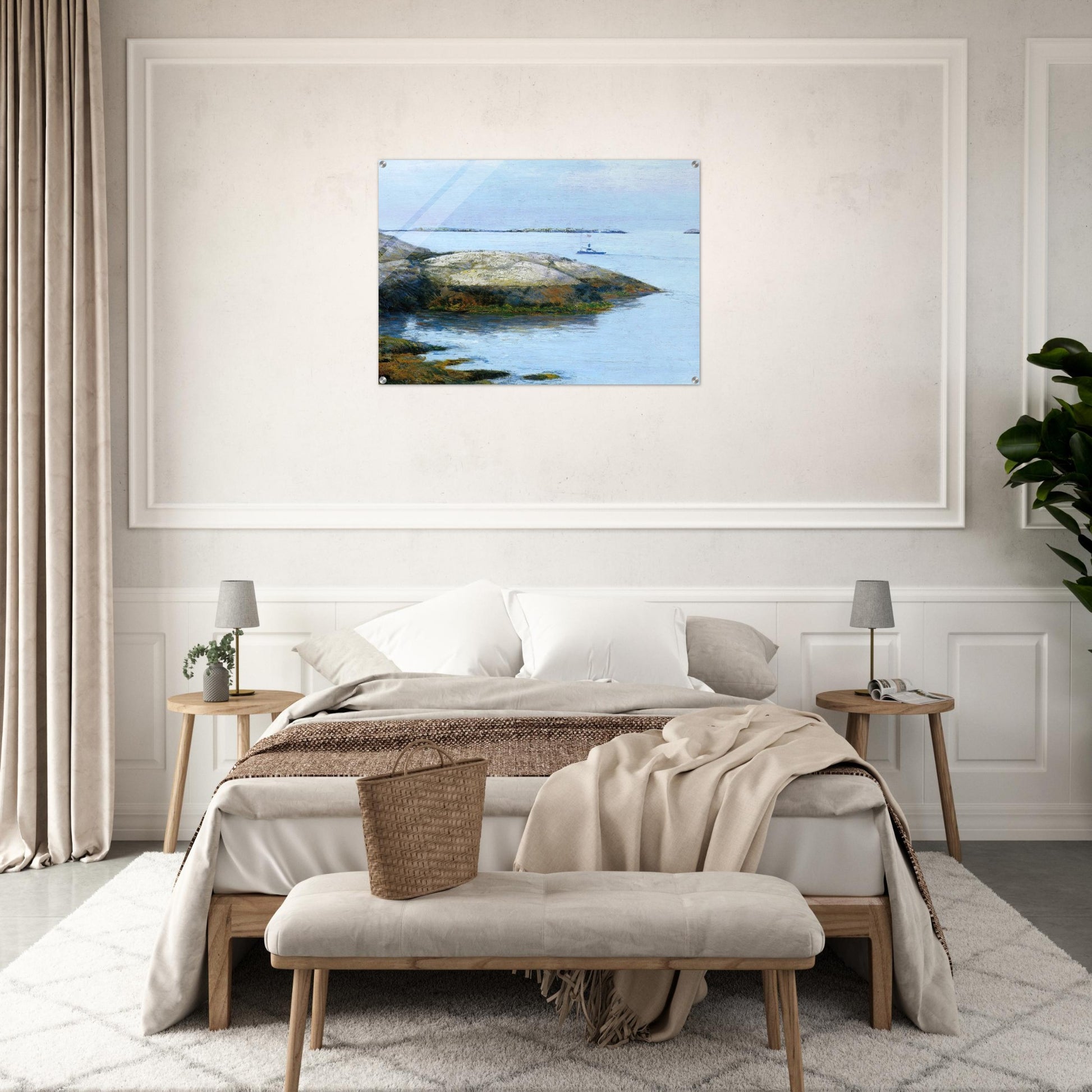 Isles of Shoals, Appledore - Childe Hassam Acrylic Print - 70x100 cm / 28x40″ inches