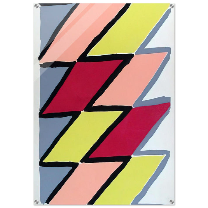 COMPOSITION 22 - Sonia Delaunay Acrylic Print - 70x100 cm / 28x40″ inches