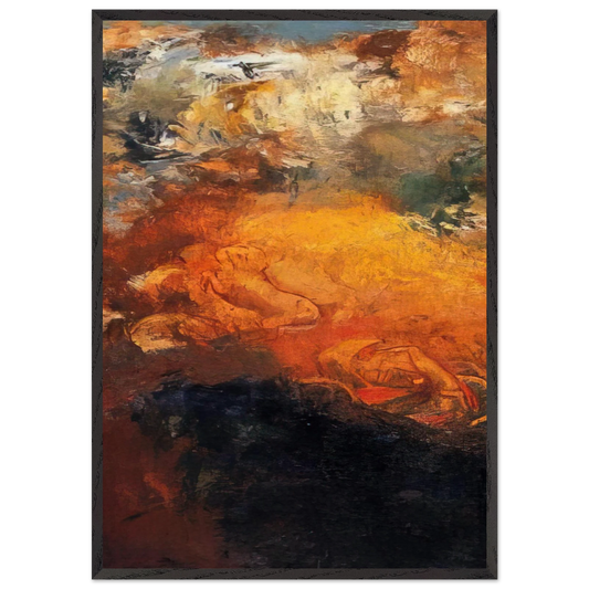 APOLLO S CHARIOT - Odilon Redon Framed Art Print – Black Wooden Frame - Default Title - -Framed Art Print