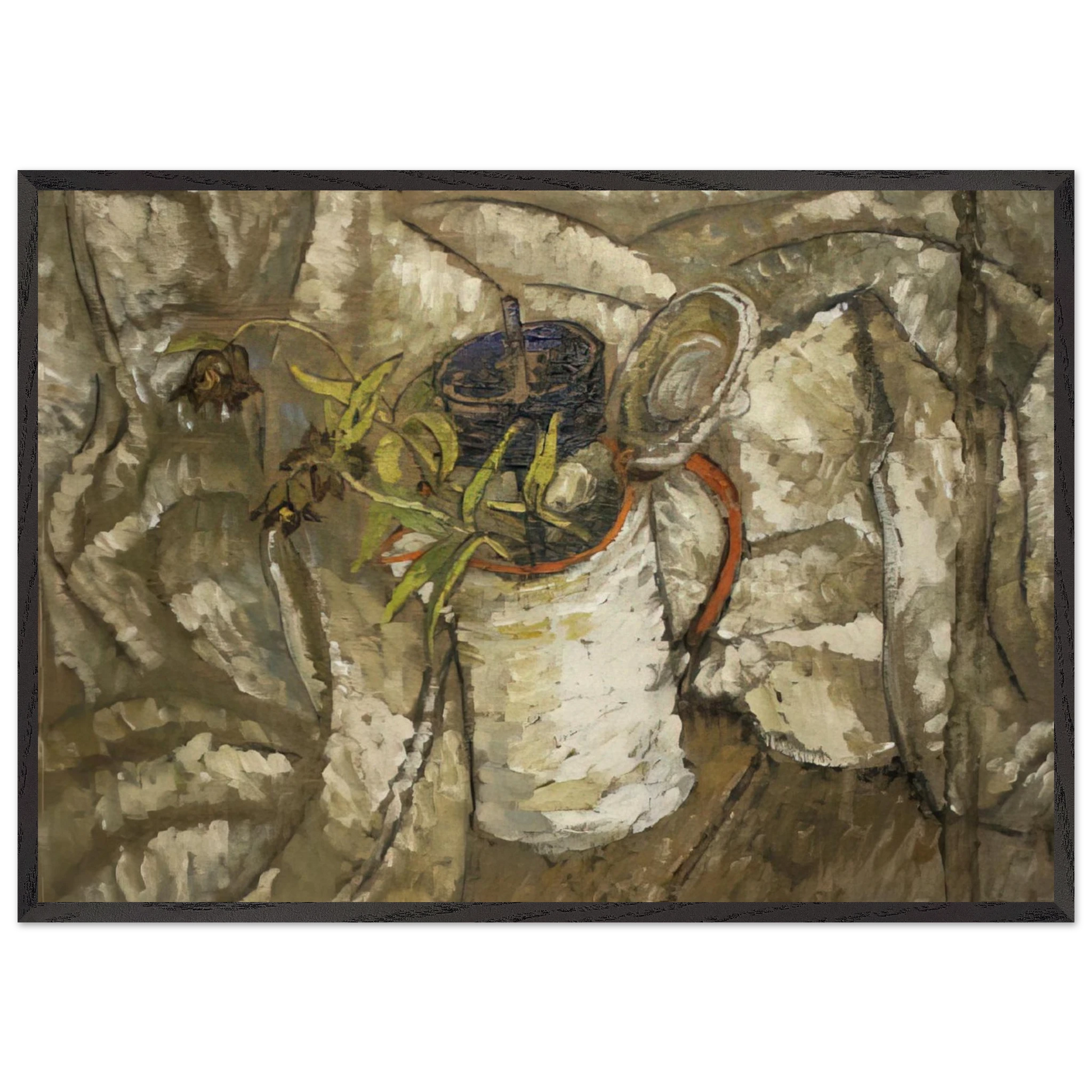 Untitled - 1935 - Morris Graves Framed Art Print – Black Wooden Frame - Default Title - -Framed Art Print