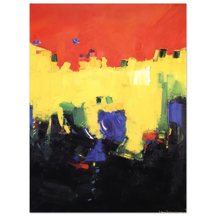 Hans Hofmann - Above Deep Waters  75x100 cm / 30x40inches Fine Art Poster