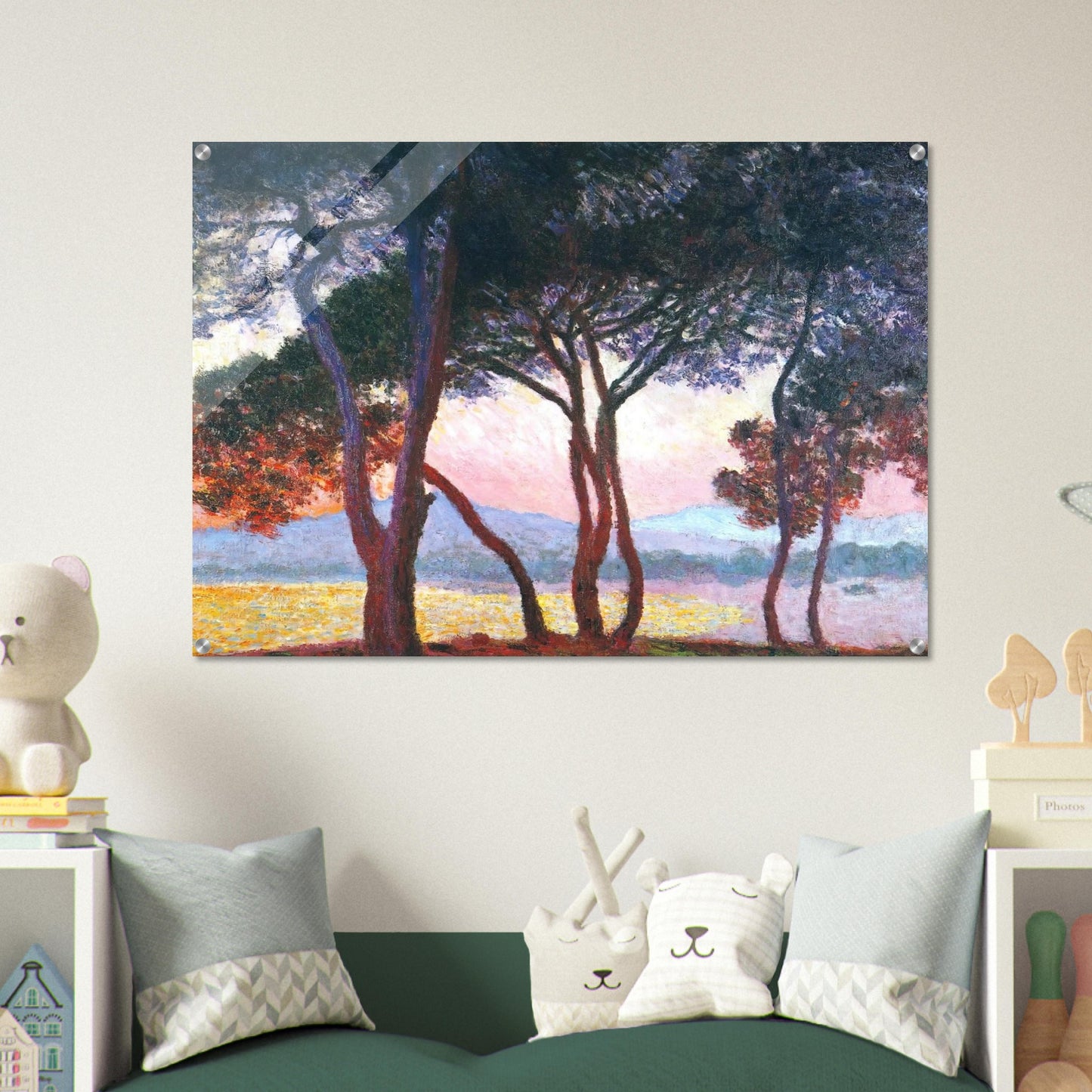 Juan-les-Pins - claude monet Acrylic Print - 70x100 cm / 28x40″ inches | claude monet Wall Art | claude monet Prints