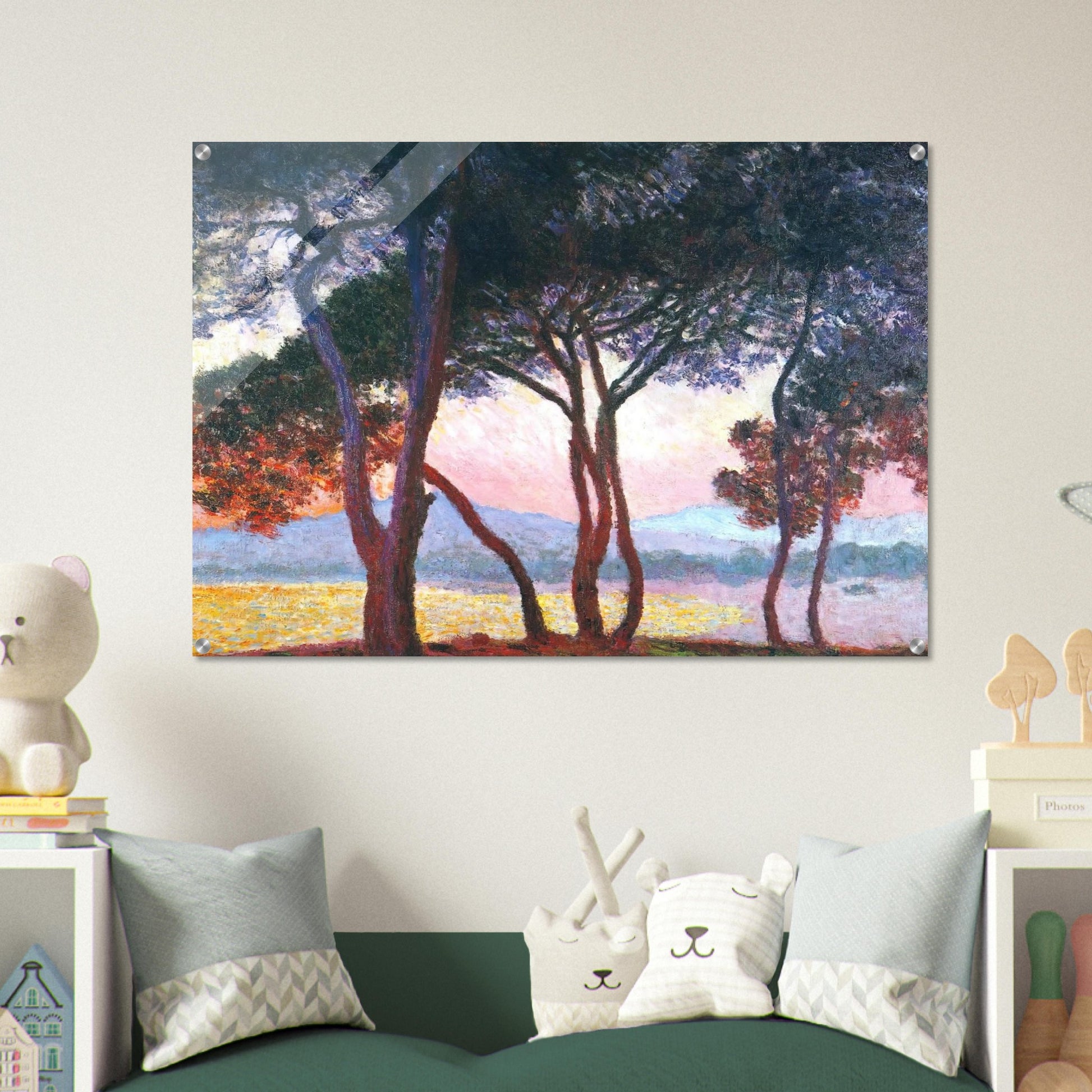 Juan-les-Pins - claude monet Acrylic Print - 70x100 cm / 28x40″ inches | claude monet Wall Art | claude monet Prints