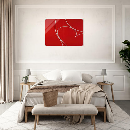 Untitled - 1966 - Lorser Feitelson Acrylic Print - 70x100 cm / 28x40″ inches | Lorser Feitelson Wall Art | Lorser Feitelson Prints