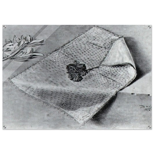 CARNATION AND CLOTH OF GOLD - Salvador Dali Acrylic Print - 70x100 cm / 28x40″ inches