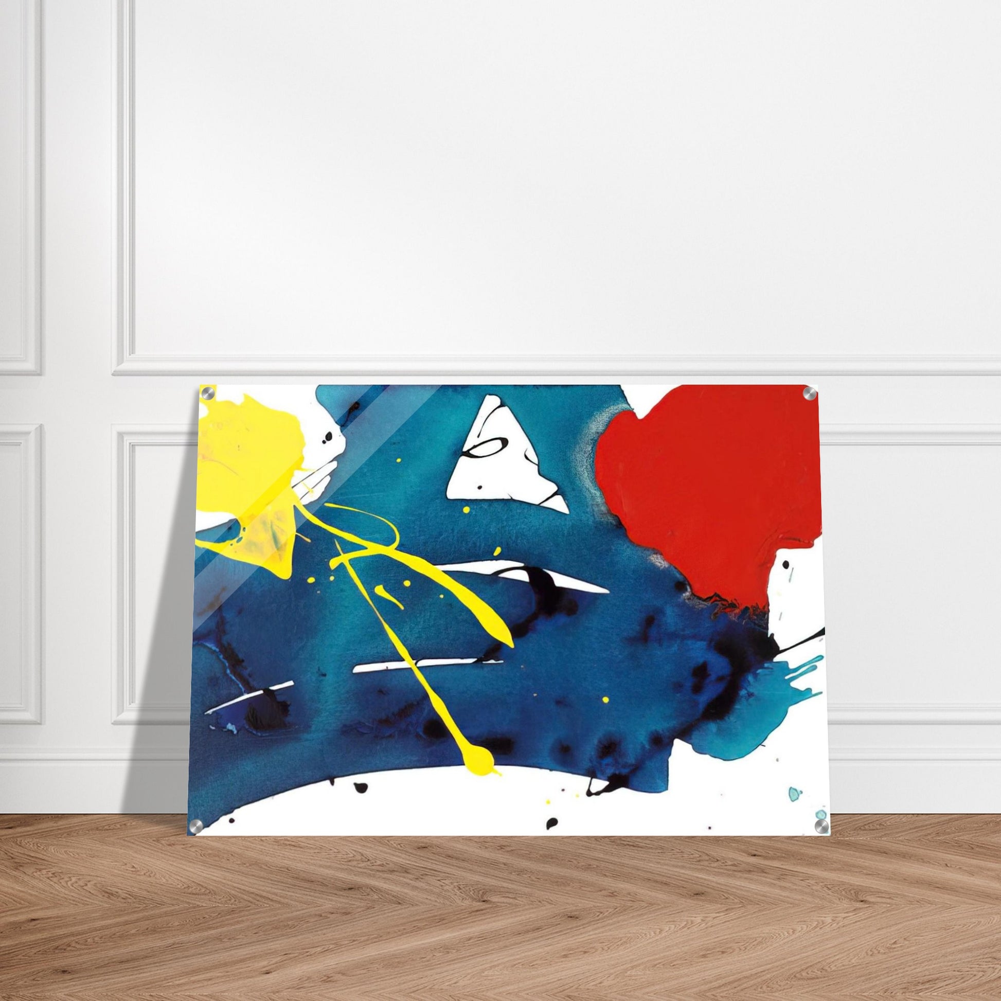 Untitled  SFP94-105  SFF1697  - Sam Francis Acrylic Print - 70x100 cm / 28x40″ inches | Sam Francis Wall Art | Sam Francis Prints