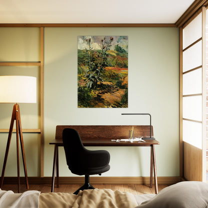 Two Thistles - Vincent van Gogh Brushed Aluminum Print - 70x100 cm / 28x40 inches | Vincent van Gogh Aluminum Print | Vincent van Gogh Prints