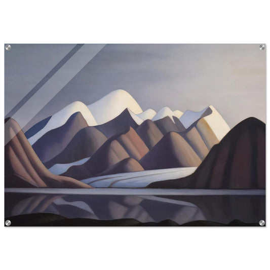 Mount Thule, Bylot Island - 1930 - Lawren Harris Acrylic Print - 70x100 cm / 28x40″ inches