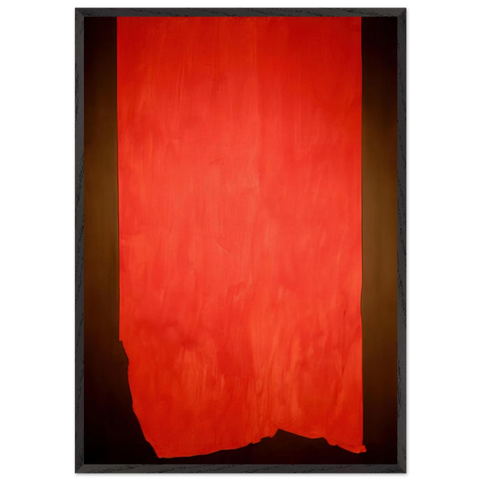 Achilles - Barnett Newman Framed Art Print – Black Wooden Frame - Default Title - -Framed Art Print