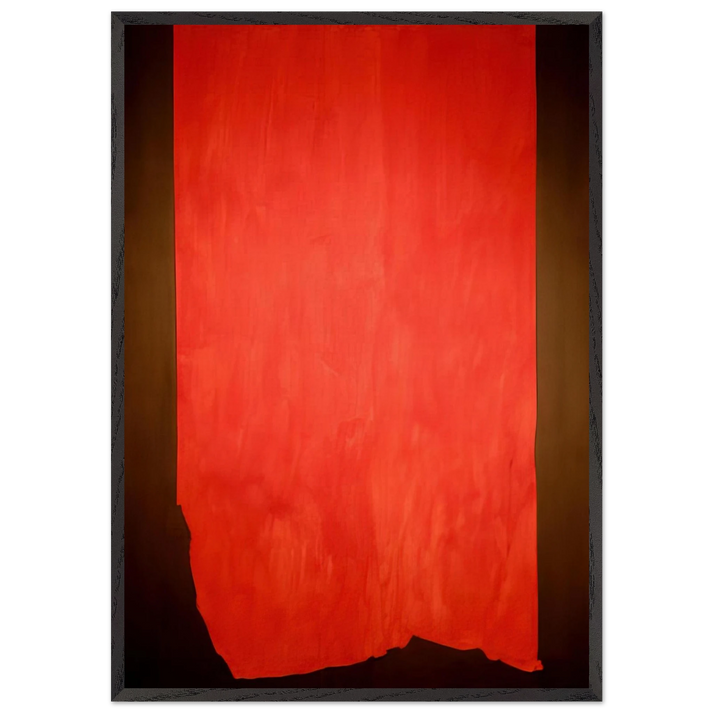 Achilles - Barnett Newman 70x100 cm / 28x40 inches Framed Art Print – Black Wooden Frame