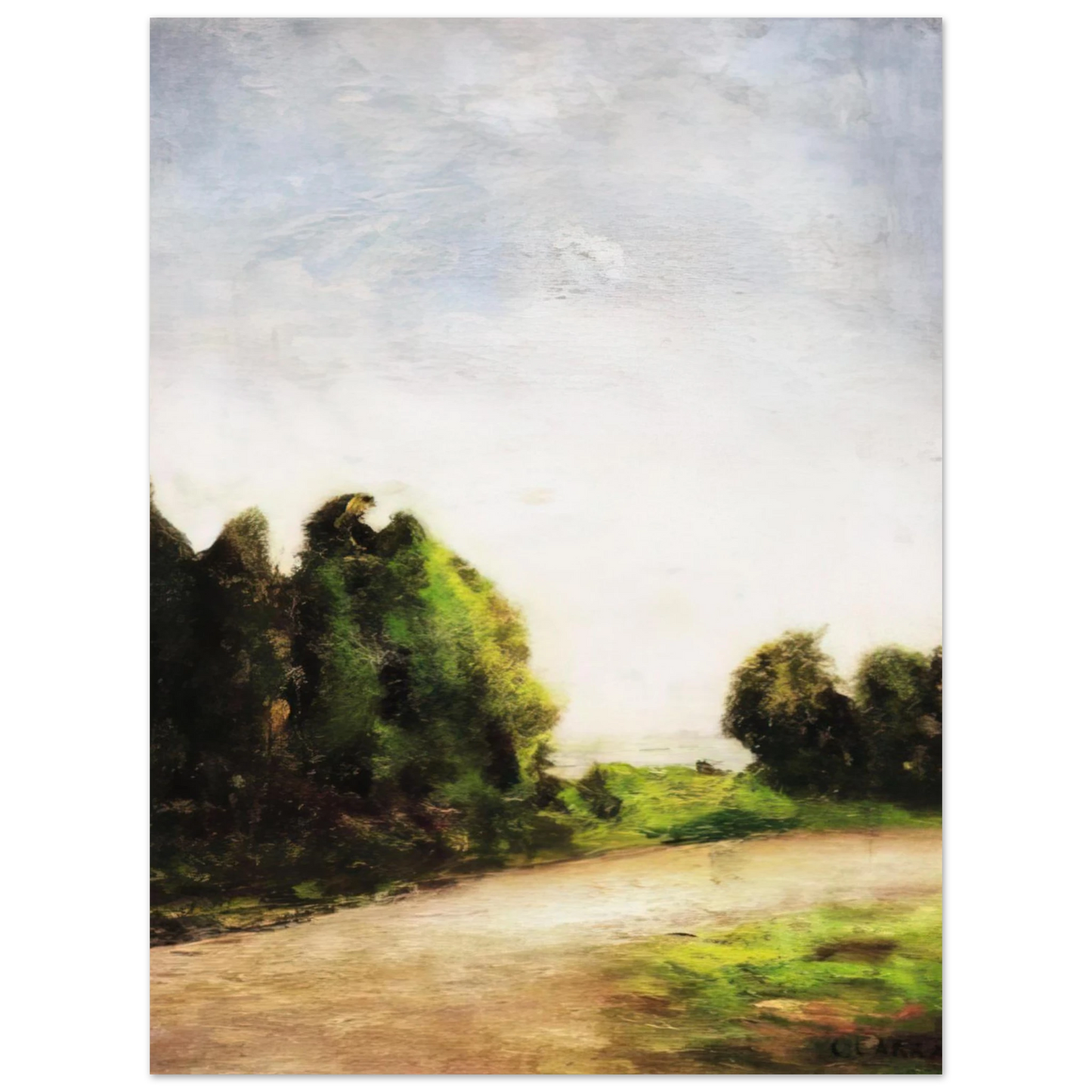 Carlo Carra - PAESAGGIO 1904 Fine Art Poster - Default Title