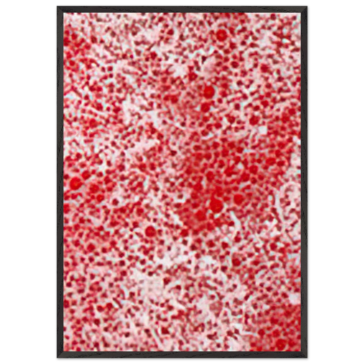 BEYOND THE END OF THE CENTURY 1987 - Yayoi Kusama 70x100 cm / 28x40 inches Framed Art Print – Black Wooden Frame