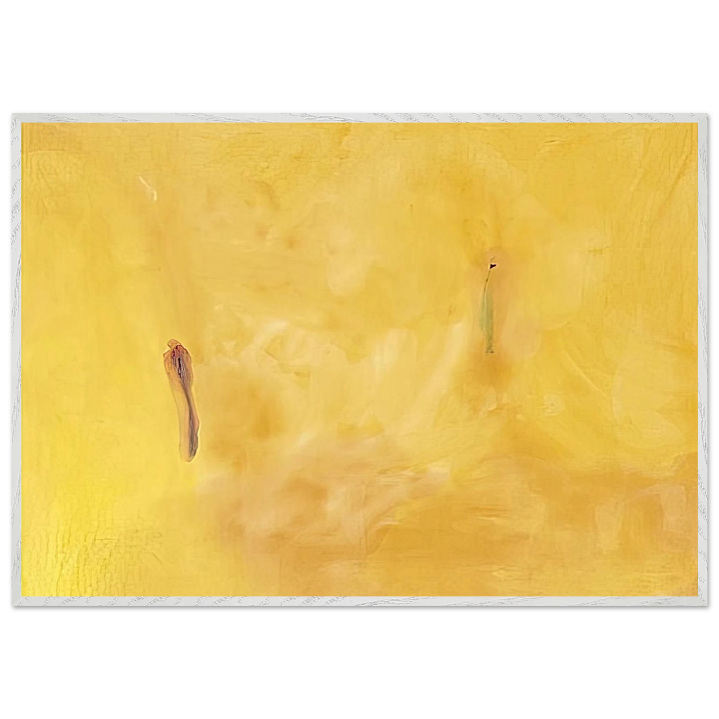 Helen Frankenthaler - Earliness - 1975 Wall art - 40x50 cm / 16x20 inches - Premium Wooden Framed Poster With Fine Art Paper - White frame