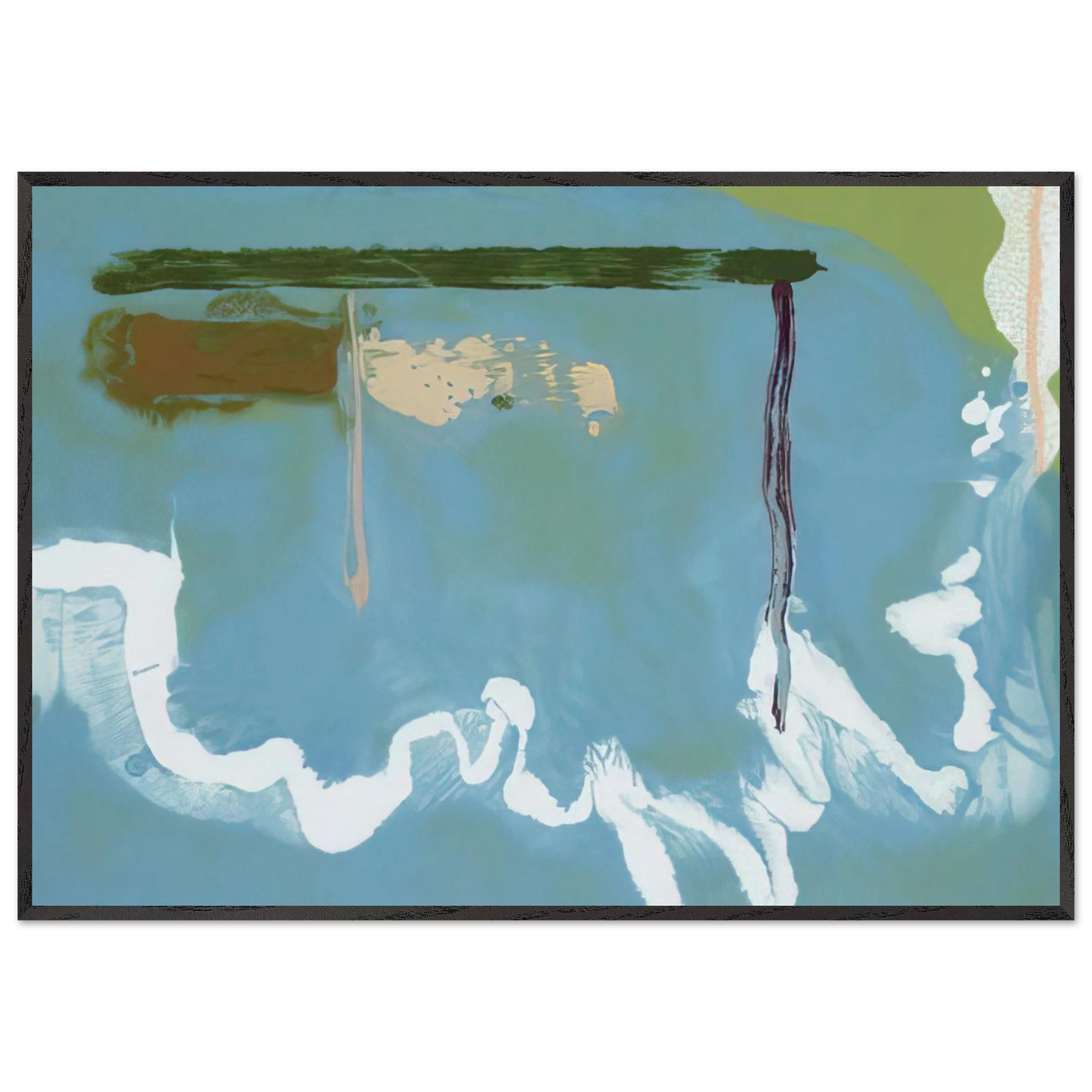 Helen Frankenthaler - Skywriting - 1997 Wall art - 60x80 cm / 24x32 inches - Fine Art Poster - -