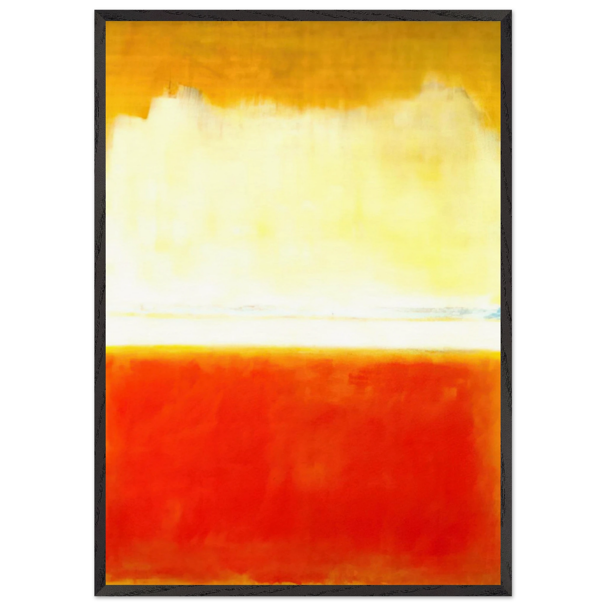 No8 - 1952 - Mark Rothko Framed Art Print – Black Wooden Frame - Default Title - -Framed Art Print