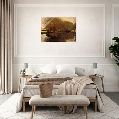 A Backwater at Calcot Near Reading - John Singer Sargent Acrylic Print - 70x100 cm / 28x40″ inches