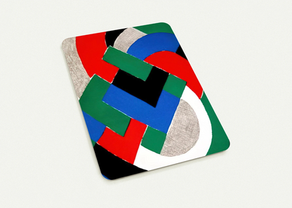 COMPOSITION WITH GREEN AND BLUE By Sonia Delaunay Pack of 10 Post Cards | Sonia Delaunay Post Cards | A6 (10.5 x 14.8 cm) - 4.1 x 5.8 inches