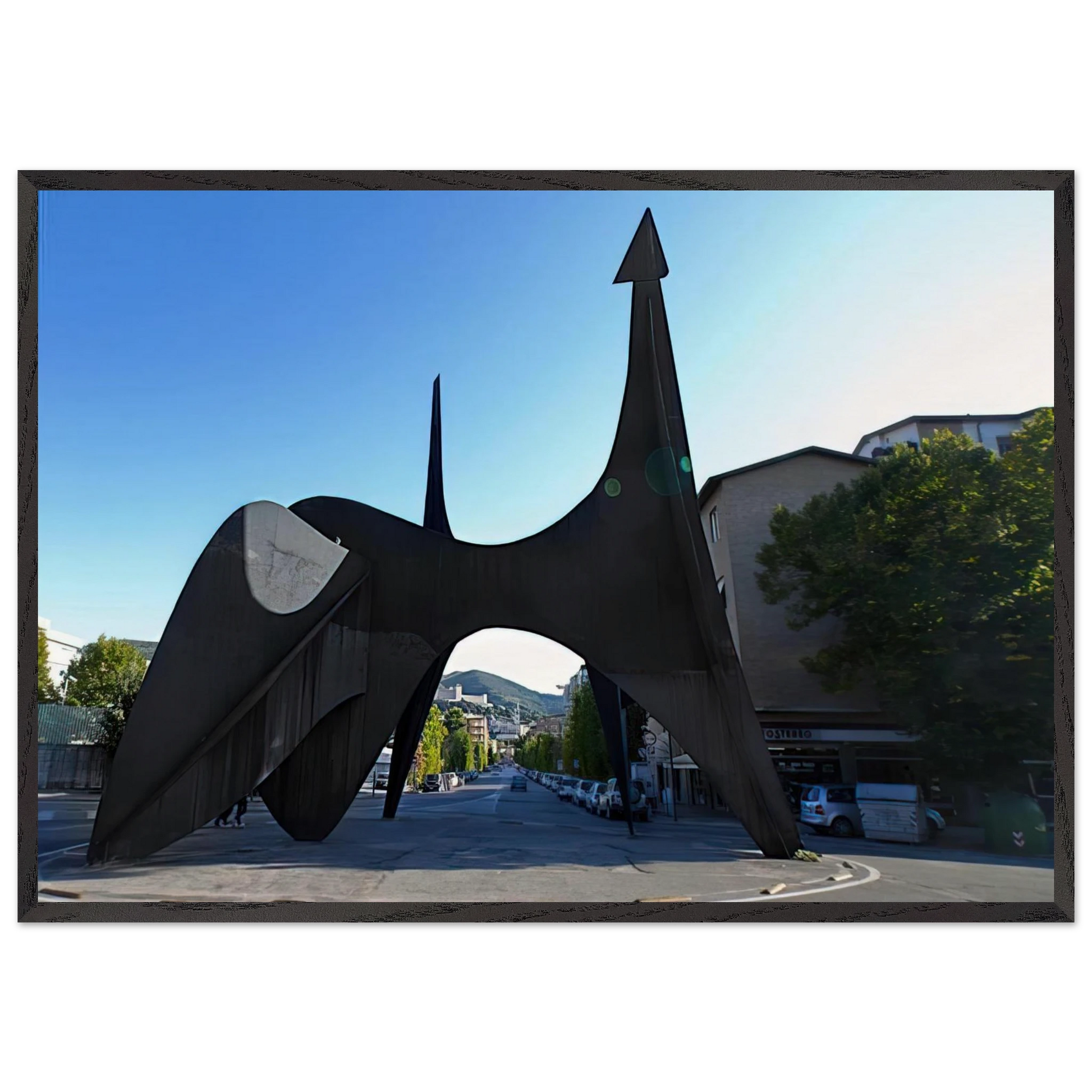 TEODELAPIO 1962 - Alexander Calder Framed Art Print – Black Wooden Frame - Default Title - -Framed Art Print