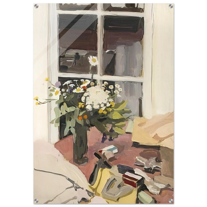 STILL LIFE WITH STAPLER 1970 - Fairfield Porter Acrylic Print - 70x100 cm / 28x40″ inches