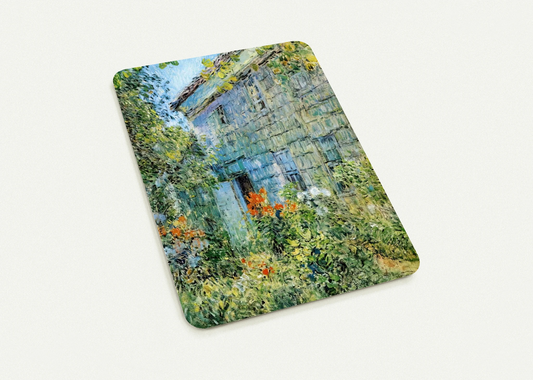 Old House and Garden, East Hampton By Childe Hassam Pack of 10 Post Cards | Childe Hassam Post Cards | A6 (10.5 x 14.8 cm) - 4.1 x 5.8 inches