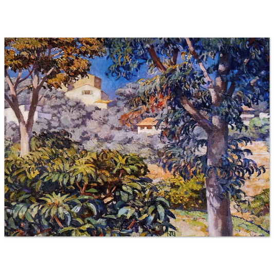 Theo van Rysselberghe - NOON LANDSCAPE Fine Art Poster - Default Title